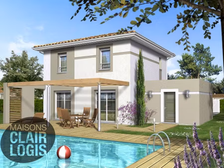 terrain avec maison neuve à vendre