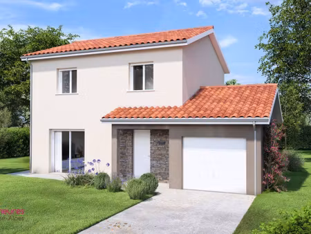 terrain avec maison neuve à vendre