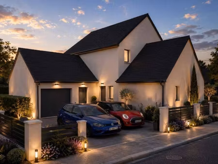 terrain avec maison neuve à vendre