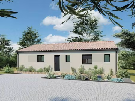 terrain avec maison neuve à vendre
