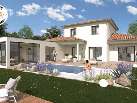 terrain avec maison neuve à vendre