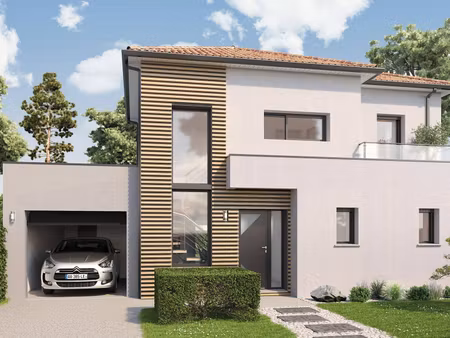 terrain avec maison neuve à vendre