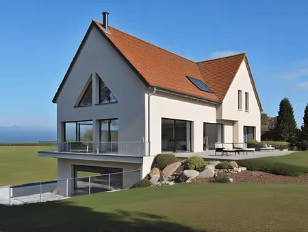 terrain avec maison neuve à vendre