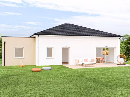 terrain avec maison neuve à vendre