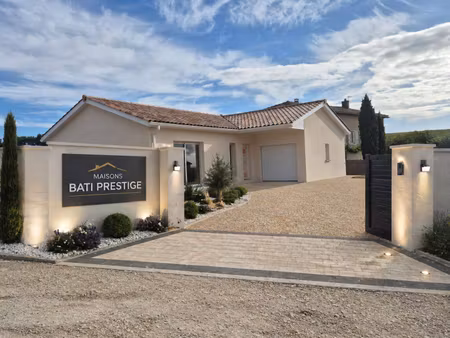 terrain avec maison neuve à vendre