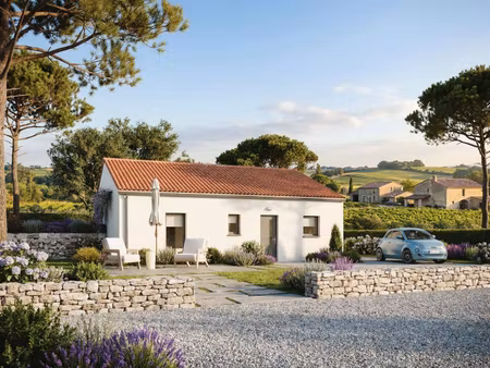 terrain avec maison neuve à vendre