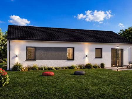 terrain avec maison neuve à vendre