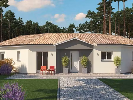 terrain avec maison neuve à vendre