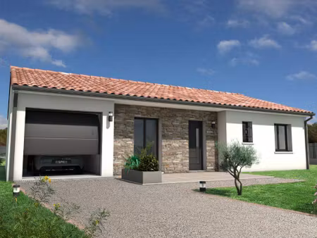 terrain avec maison neuve à vendre