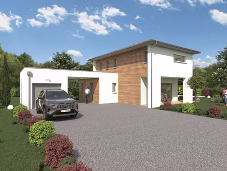 terrain avec maison neuve à vendre