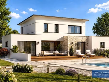 terrain avec maison neuve à vendre