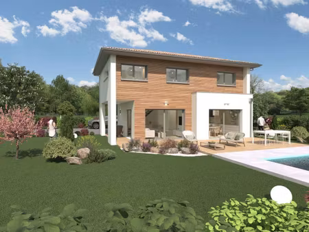 terrain avec maison neuve à vendre