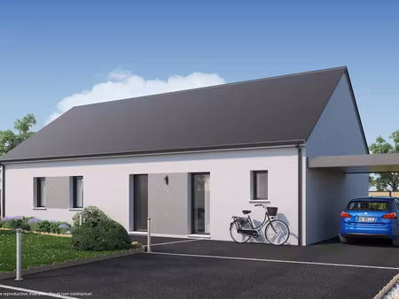 terrain avec maison neuve à vendre