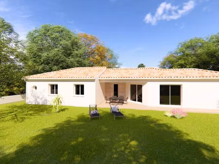 terrain avec maison neuve à vendre