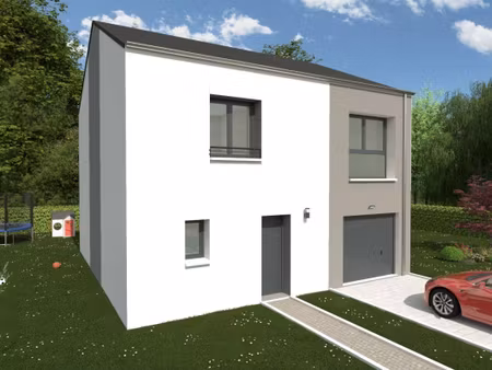 terrain avec maison neuve à vendre