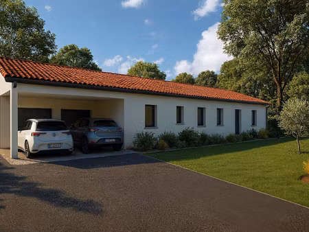 terrain avec maison neuve à vendre