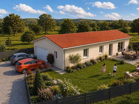 terrain avec maison neuve à vendre