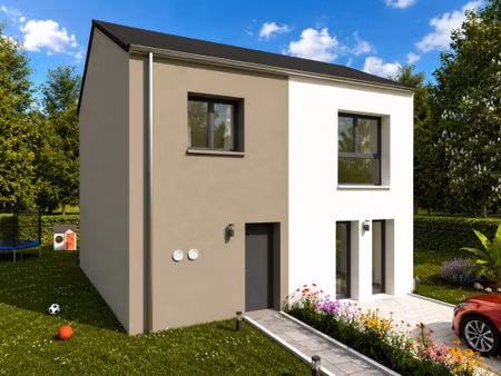 terrain avec maison neuve à vendre