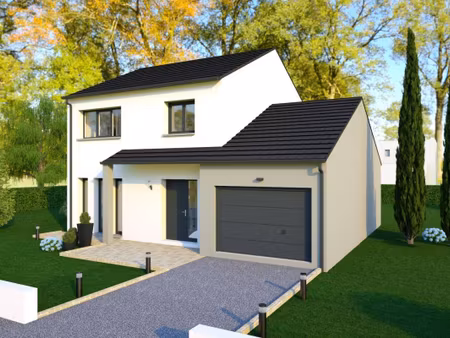 terrain avec maison neuve à vendre