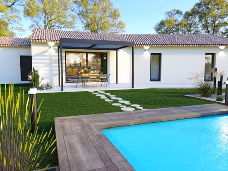 terrain avec maison neuve à vendre