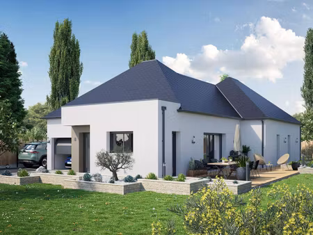 terrain avec maison neuve à vendre