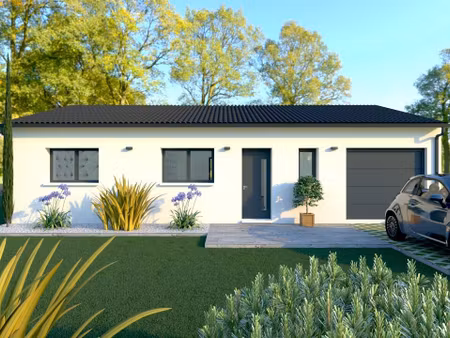 terrain avec maison neuve à vendre