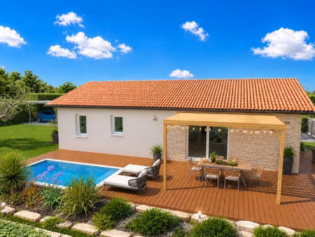 terrain avec maison neuve à vendre