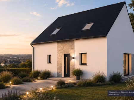 terrain avec maison neuve à vendre