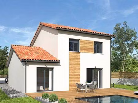 terrain avec maison neuve à vendre