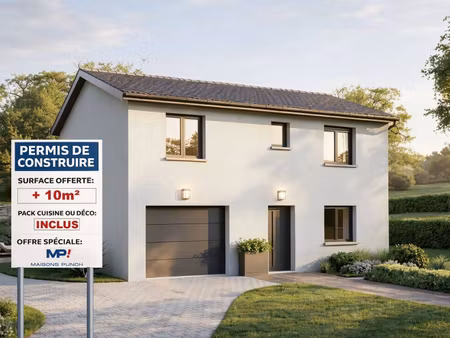 terrain avec maison neuve à vendre