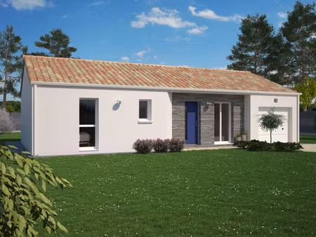 terrain avec maison neuve à vendre
