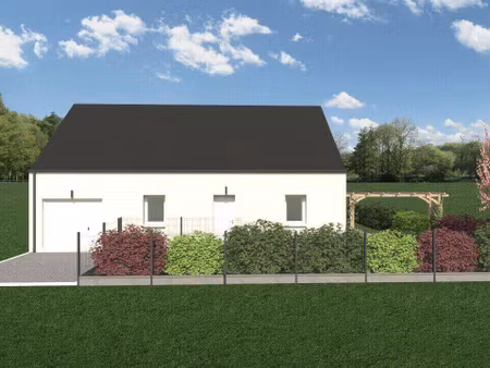 terrain avec maison neuve à vendre