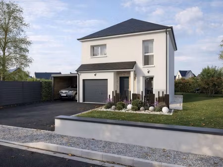 terrain avec maison neuve à vendre