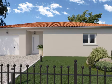 terrain avec maison neuve à vendre