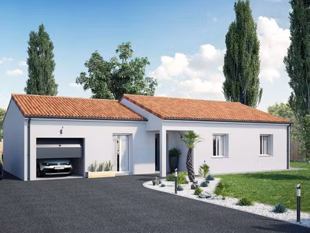 terrain avec maison neuve à vendre