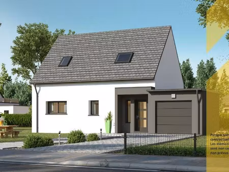 terrain avec maison neuve à vendre