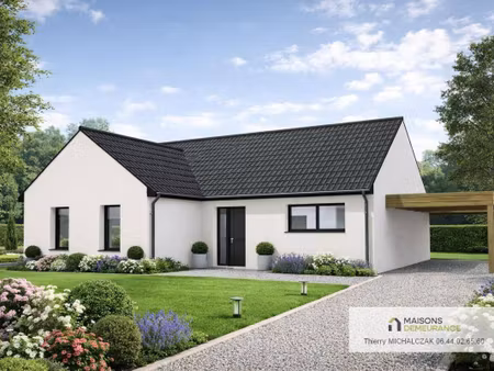 terrain avec maison neuve à vendre