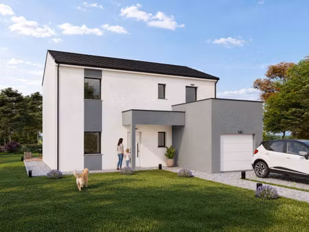 terrain avec maison neuve à vendre