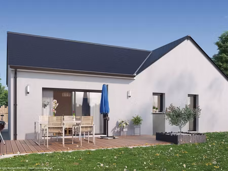 terrain avec maison neuve à vendre