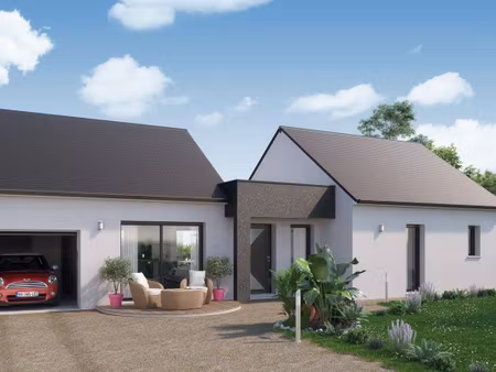 terrain avec maison neuve à vendre