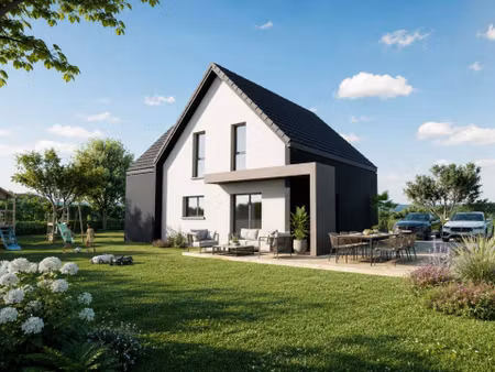 terrain avec maison neuve à vendre