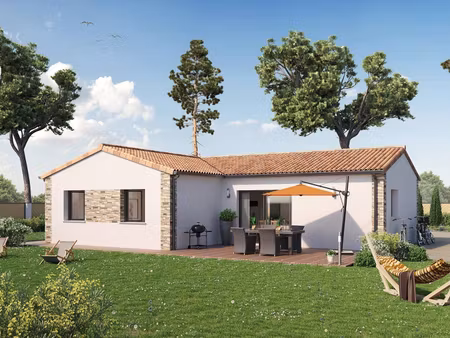 terrain avec maison neuve à vendre