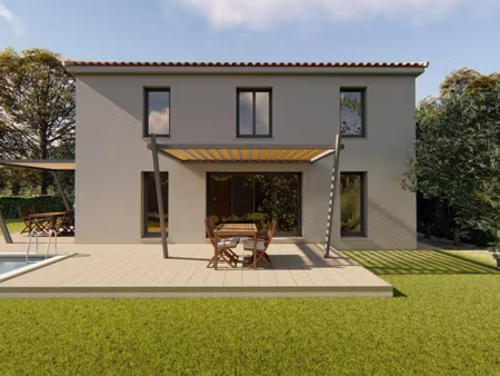 terrain avec maison neuve à vendre