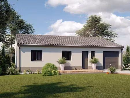 terrain avec maison neuve à vendre