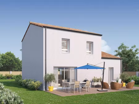 terrain avec maison neuve à vendre