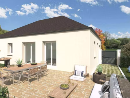 terrain avec maison neuve à vendre