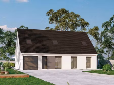 terrain avec maison neuve à vendre