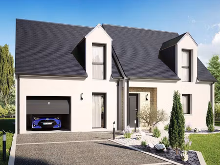 terrain avec maison neuve à vendre