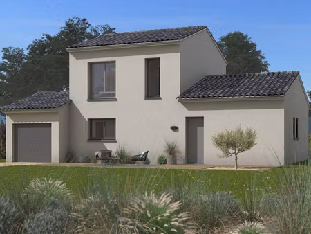 terrain avec maison neuve à vendre