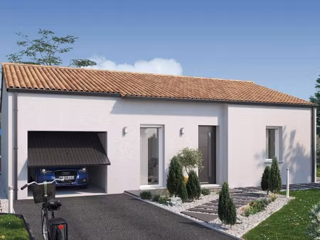 terrain avec maison neuve à vendre